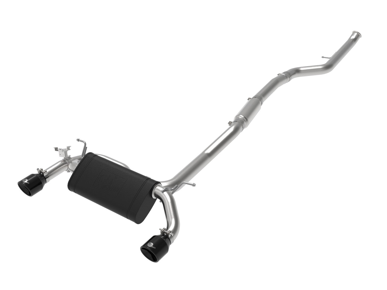 MACH Force-XP 3 IN to 2-1/2 IN 304 Stainless Steel Cat-Back Exhaust Black BMW M235i (F22/23) 14-16 L6-3.0L (t) N55