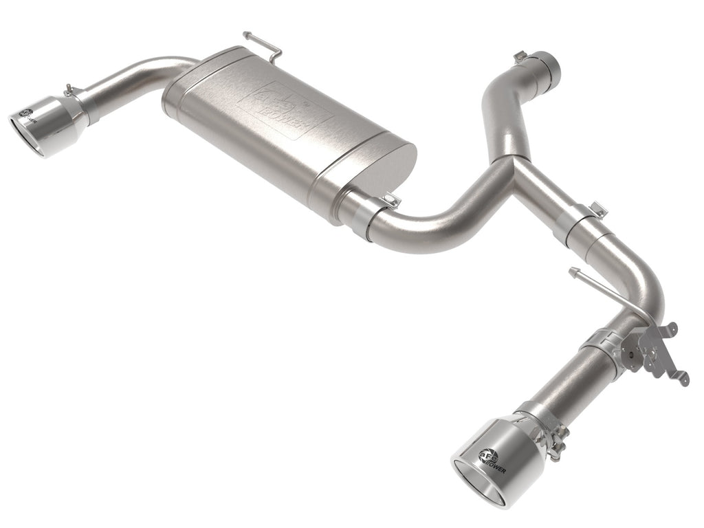 AFe Mach Force-Xp 3 IN To 2-1/2 IN 304 Stainless Steel Axle-Back Exhaust System - BMW B48 X1