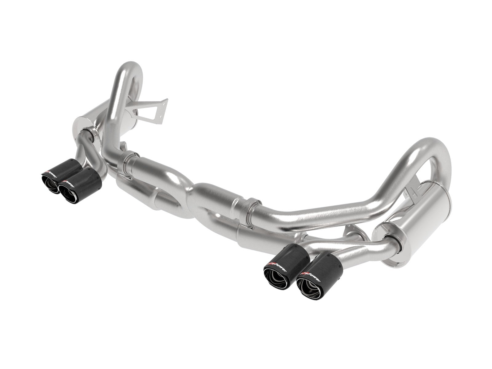 aFe MACHForce XP 12-16 Porsche 911 Carrera H6-3.8L SS-304 Cat-Back Exhaust w/Carbon Fiber Tips