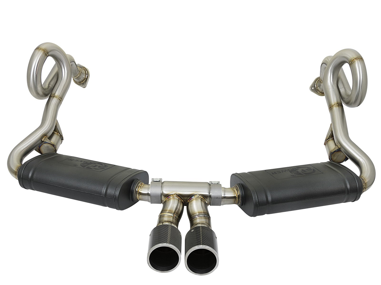 aFe MACHForce-Xp 2in 304 SS Cat-Back Exhaust w/Carbon Fiber Tips 13-16 Porsche Boxster 2.7L/3.4L - 0