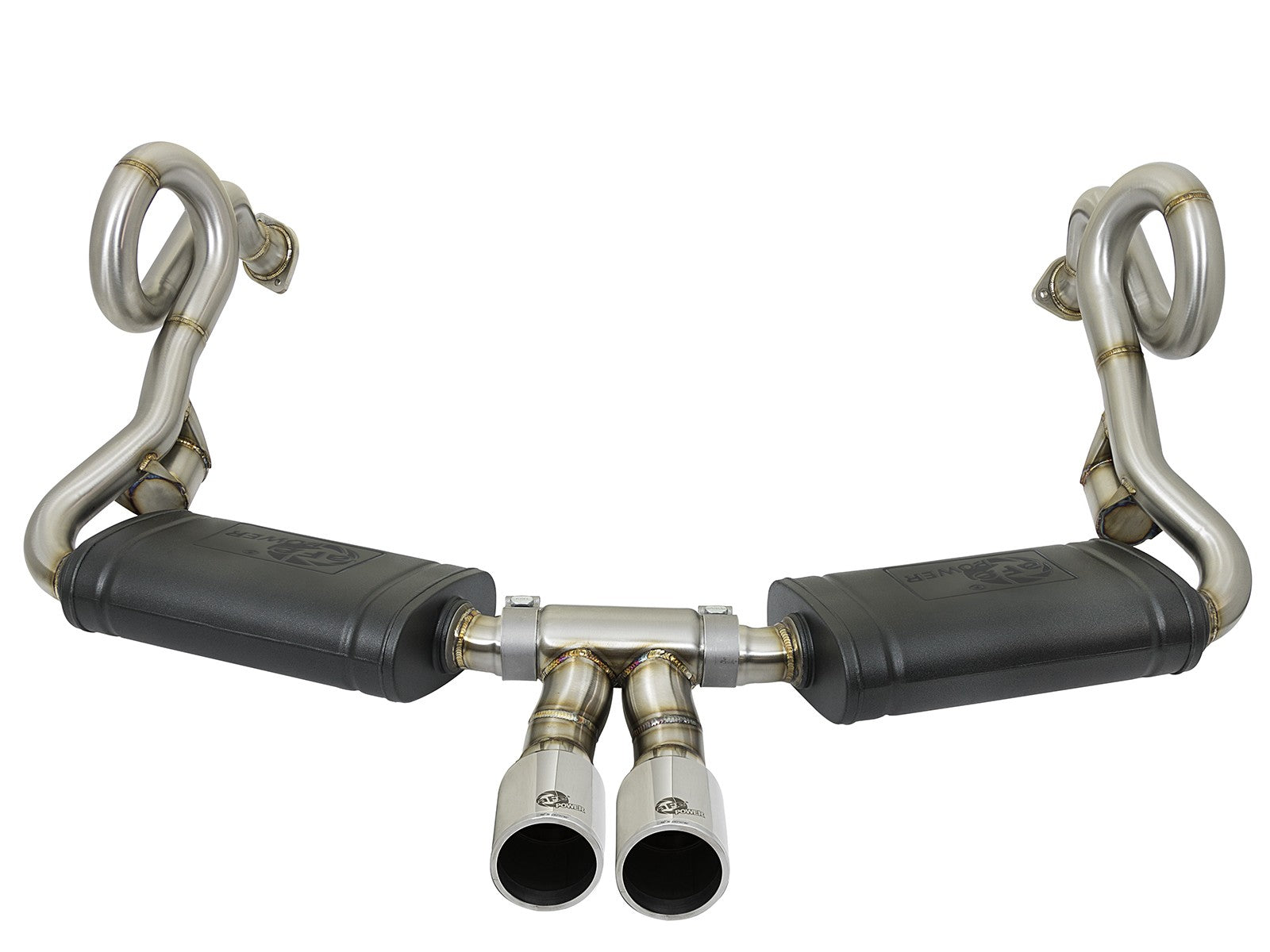 aFe MACHForce-Xp 2in 304 SS Cat-Back Exhaust w/Polished Tips 13-16 Porsche Boxster/Cayman 2.7L/3.4L - 0