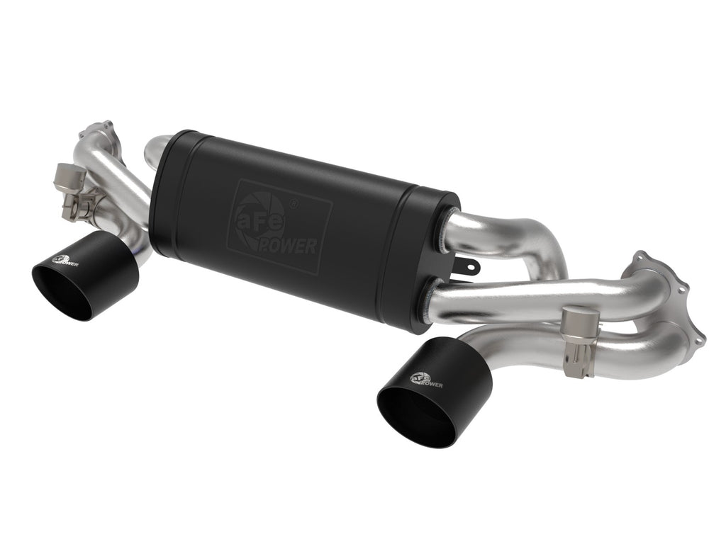 AFe Mach Force-Xp 2-1/4 IN To 2-1/2 IN 304 Stainless Steel Cat-Back Exhaust System - Porsche Cayman 718 GT4