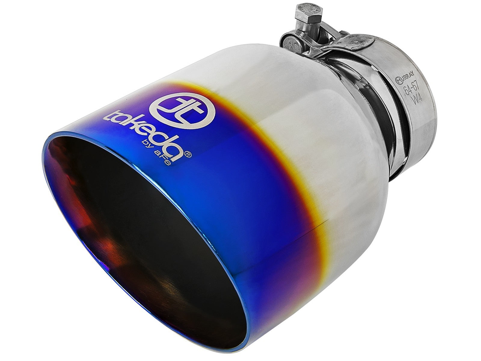 aFe Takeda 3in-2.5in 304 SS Axle-Back Exhaust w/Blue Flame Tip 19-20 Hyundai Veloster I4-1.6L(t)