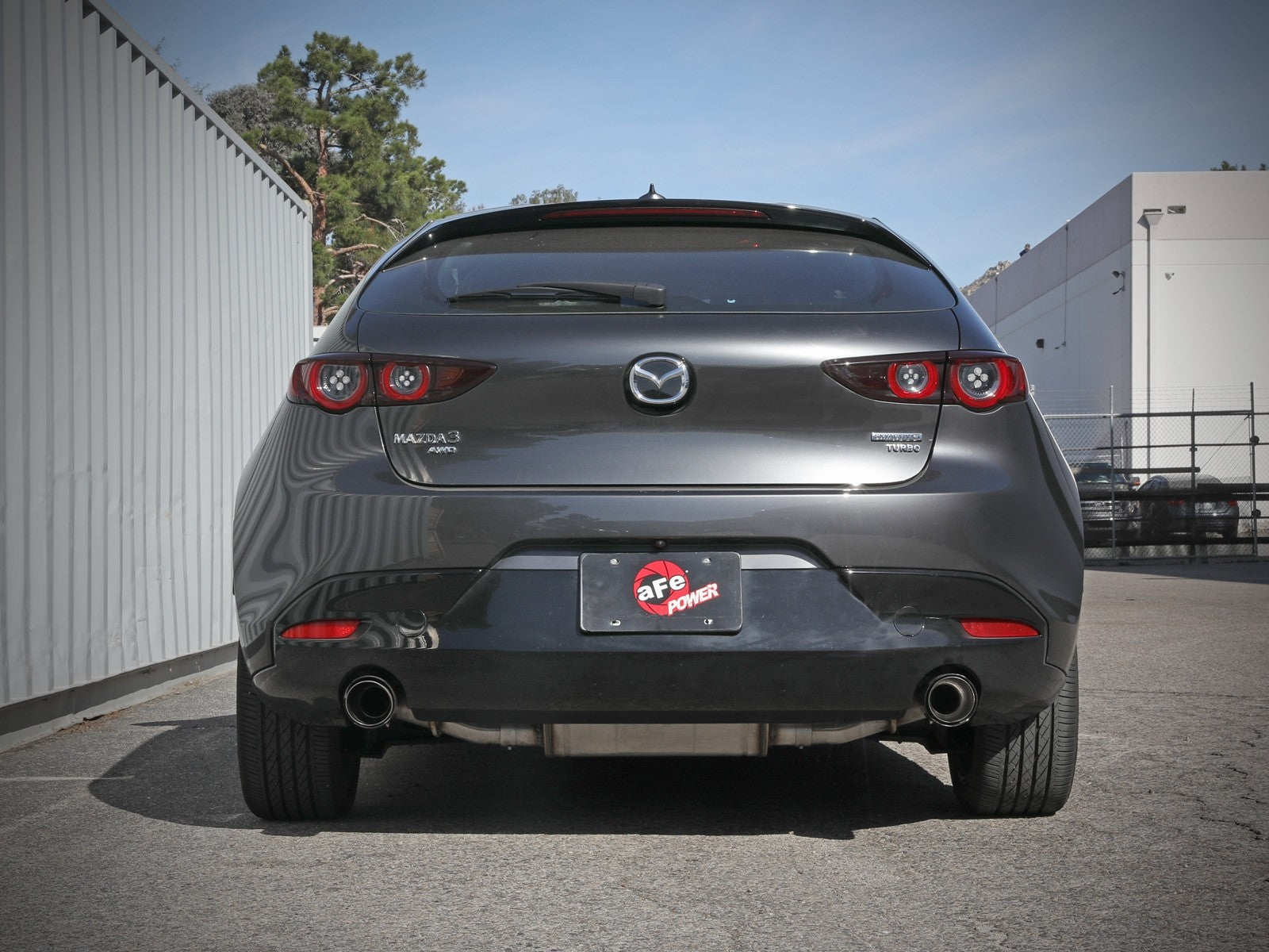 aFe 19-23 Mazda 3 L4 2.5L Takeda 3in to 2-1/2in 304 Stainless Steel Axle-Back Exhaust