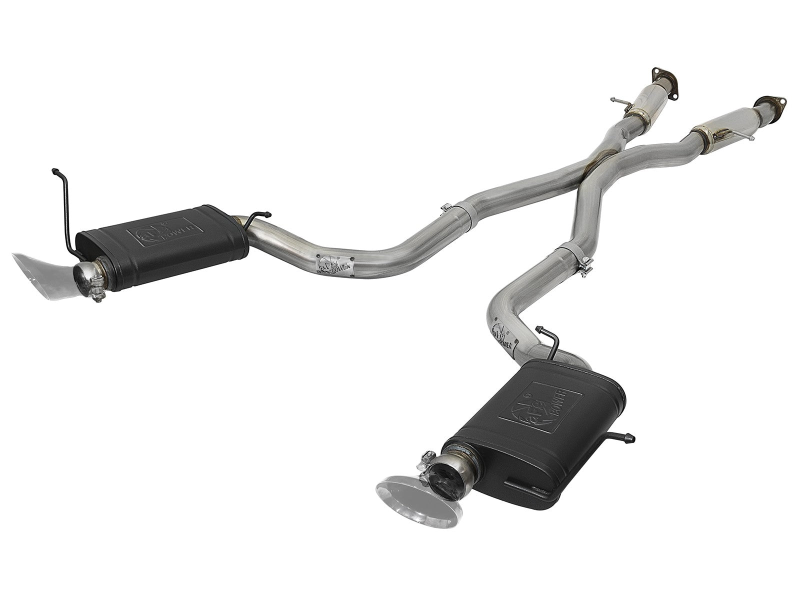 aFe MACHForce XP 12-17 Jeep Grand Cherokee WK2 SRT8 V8-6.4L 304SS Cat-Back Exhaust System - 0