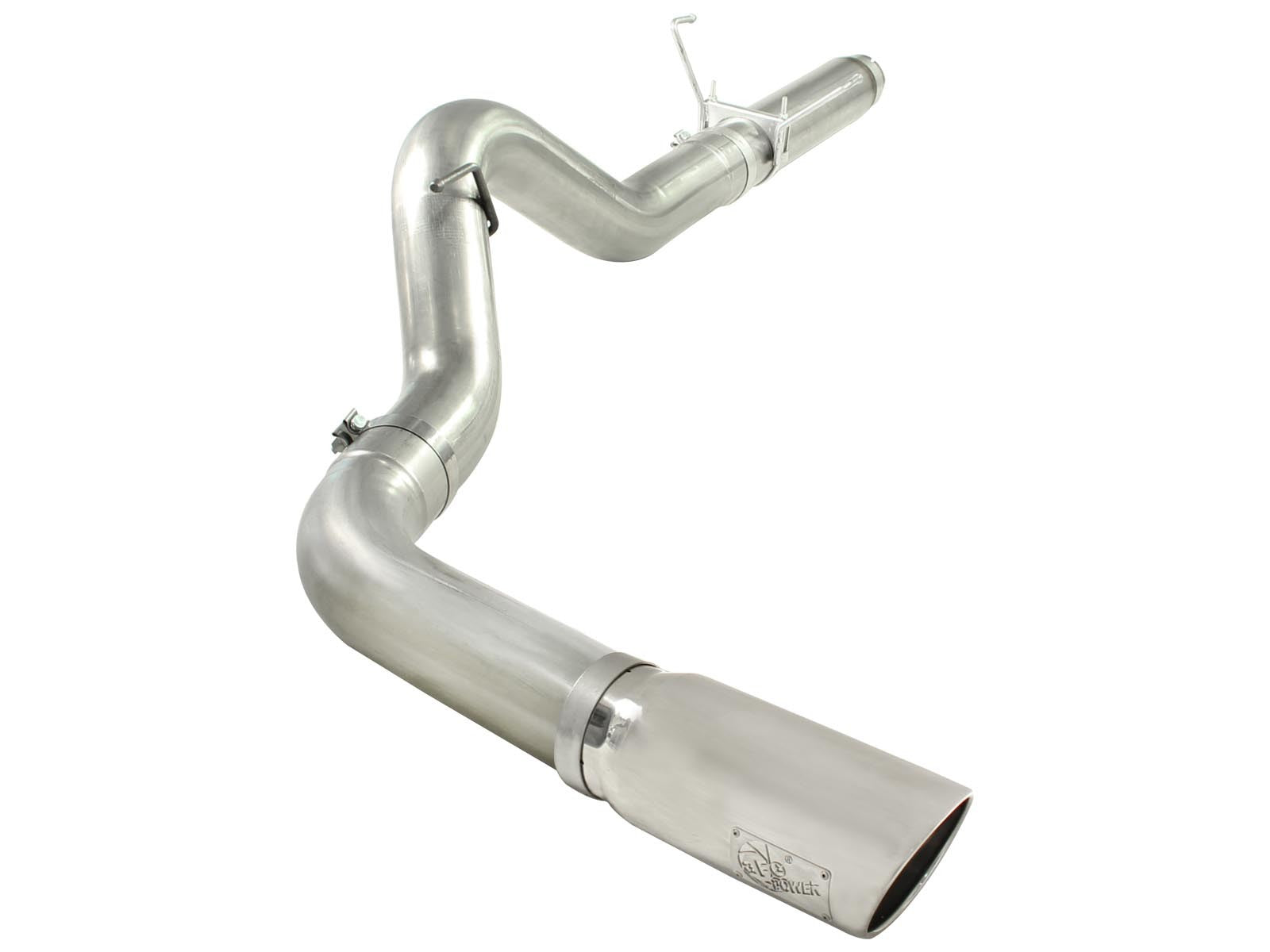 aFe MACHForce XP 5in DPF-Back 409SS Exhaust Dodge Diesel Trucks 07.5-12 L6-6.7L (td) Polished Tip