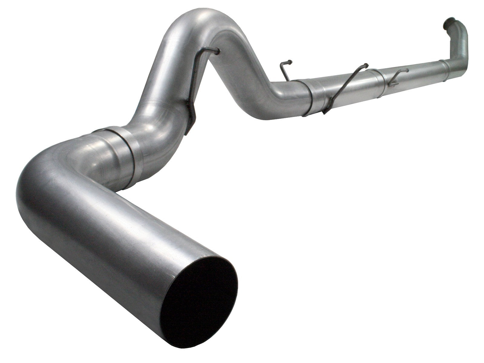 Large Bore-HD 5 IN 409 Stainless Steel Turbo-Back Exhaust System w/o Muffler Dodge Diesel Trucks 03-04 L6-5.9L (td)