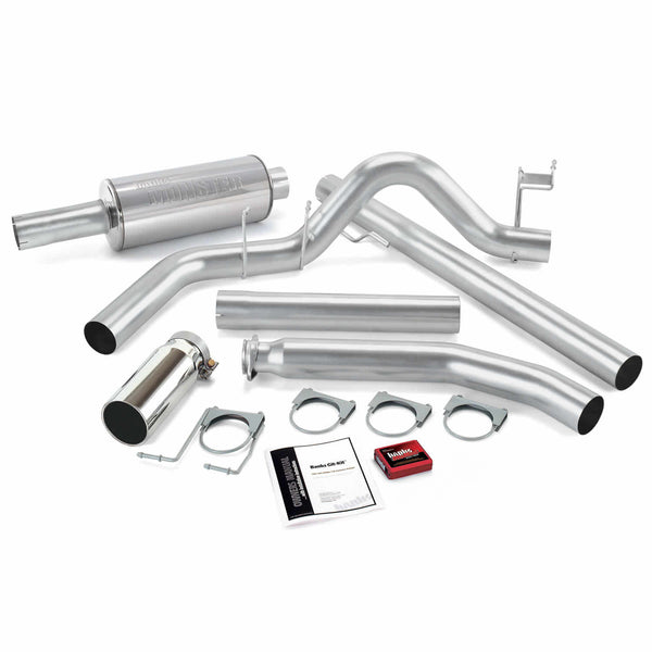 Banks Power 01 Dodge 5.9L Std Cab Git-Kit - SS Single Exhaust w/ Chrome Tip