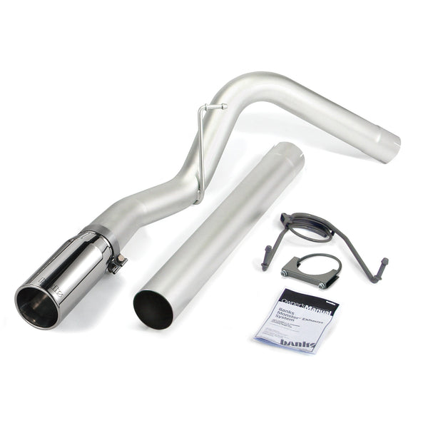 Banks Power 07-12 Dodge 6.7L SCLB-Mega Cab-SB Monster Exhaust Sys - SS Single Exhaust w/ Chrome Tip