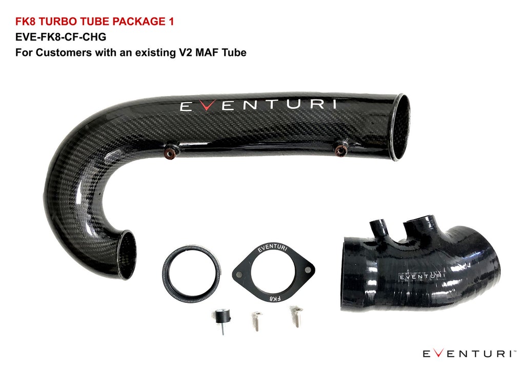 Eventuri FK8 Civic Type-R Carbon Charge Pipe