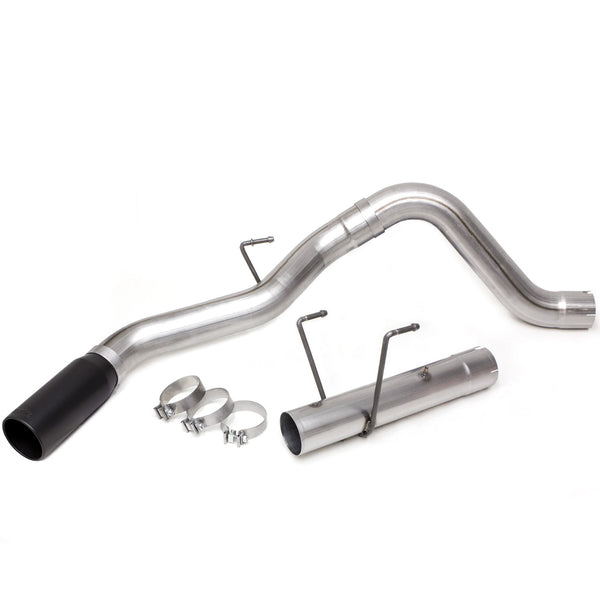 Banks Power 13-18 Dodge RAM Monster Exhaust 4.0in. Single 6.7L CCLB w/ SideKick S/S Black Tip