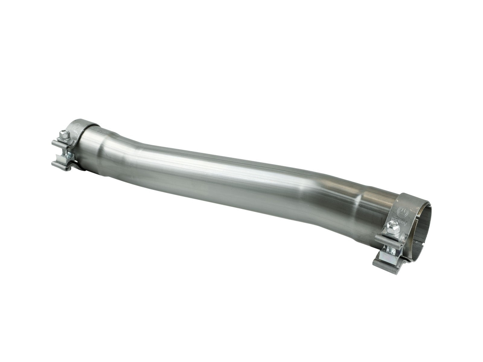 MACH Force-Xp 2-1/2 IN 409 Stainless Steel Muffler Delete Pipe 2-1/2 IN ID Inlet/Outlet x 24 IN Overall Length