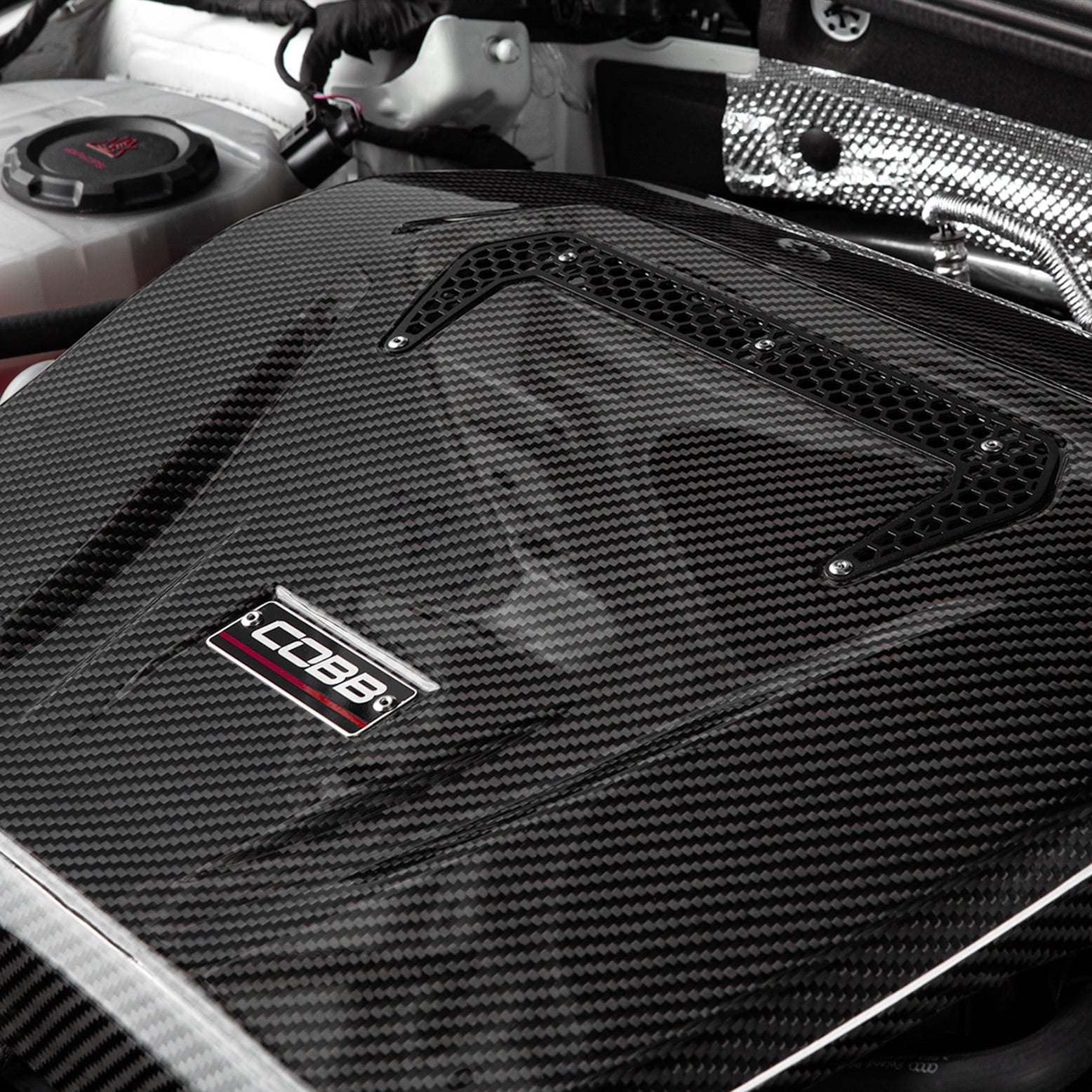 REDLINE CARBON FIBER ENGINE COVER FOR VOLKSWAGEN (MK7/MK7.5/MK8) GTI, GOLF R, (A7) JETTA GLI AND AUDI (8V) A3/S3