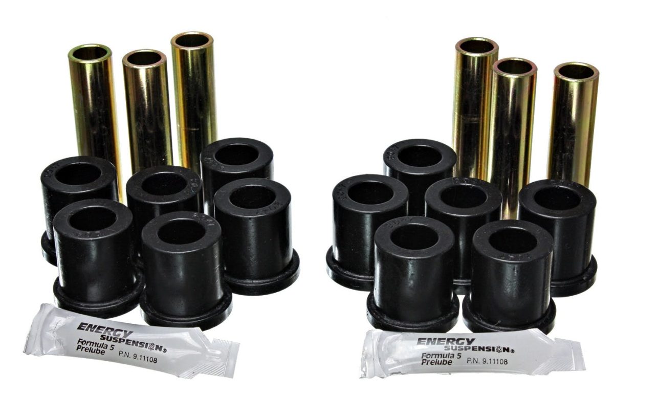 Energy Suspension 73-79 Ford F-100/F-150 2WD Black Rear Leaf Spring Bushing Set