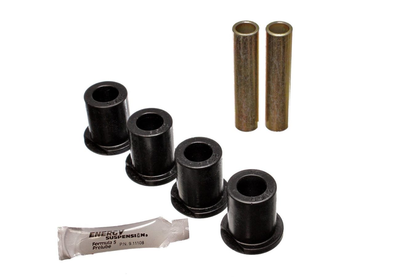 Energy Suspension 80-96 Ford Bronco / F150 / F250 / F350 Black Rear 4WD Frame Shackle Bushings Set