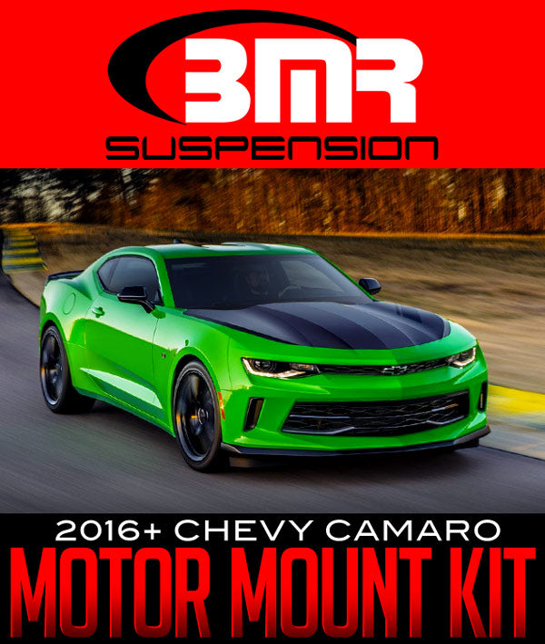 BMR SUSPENSION POLYURETHANE MOTOR MOUNT KIT: 2016+ CHEVY CAMARO