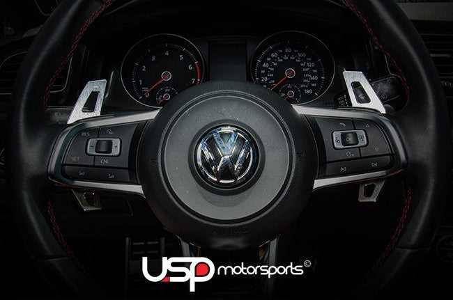 DSG Paddle Extensions Silver For MK7 GTI/Golf R/GLI - 0