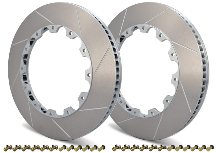 Girodisc 2pc Front Rotor Ring Replacements For Audi 8J TT RS