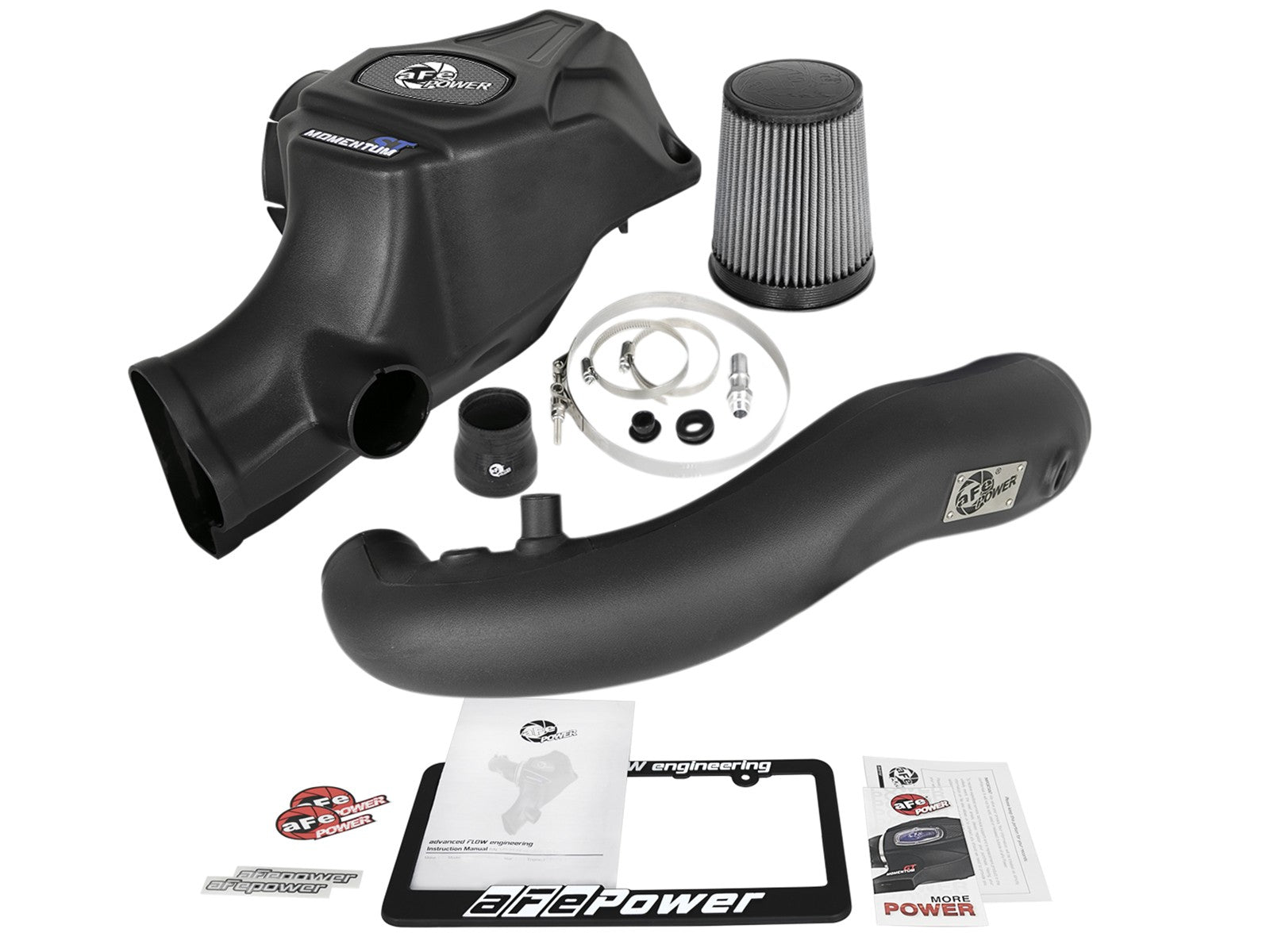 Momentum ST Cold Air Intake System w/ Pro DRY S Media Ford Mustang 15-17 L4-2.3L (t)