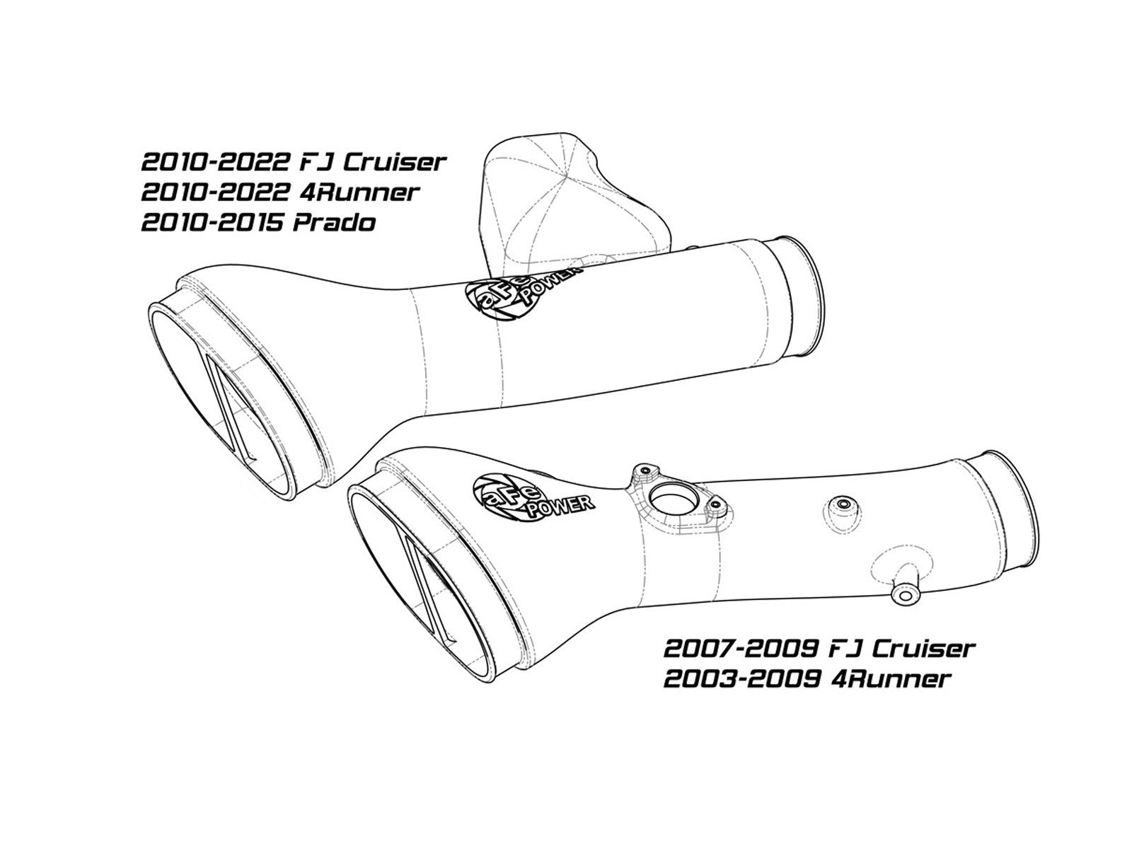 aFe Momentum GT Cold Air Intake System 07-17 Toyota FJ Cruiser V6-4.0L