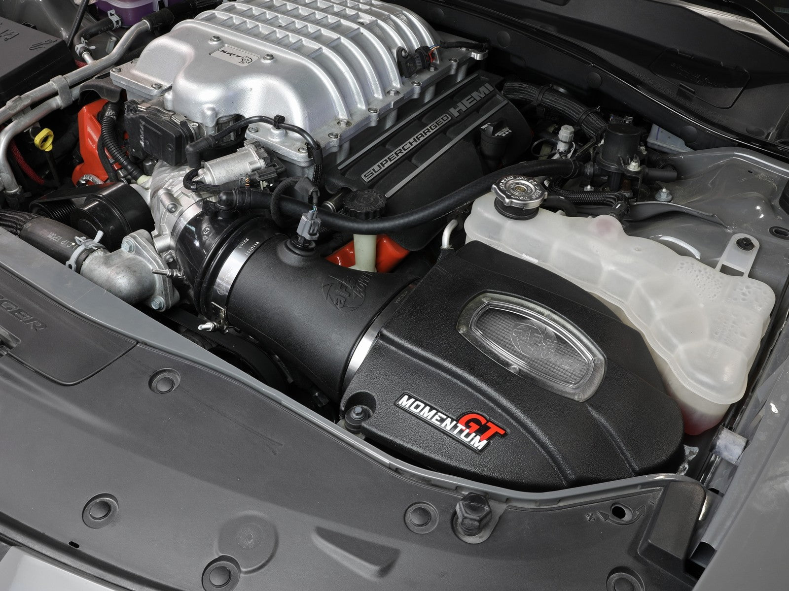 Momentum GT Cold Air Intake System w/ Pro DRY S Media Dodge Challenger/Charger SRT Hellcat 17-20 V8-6.2L (sc) HEMI