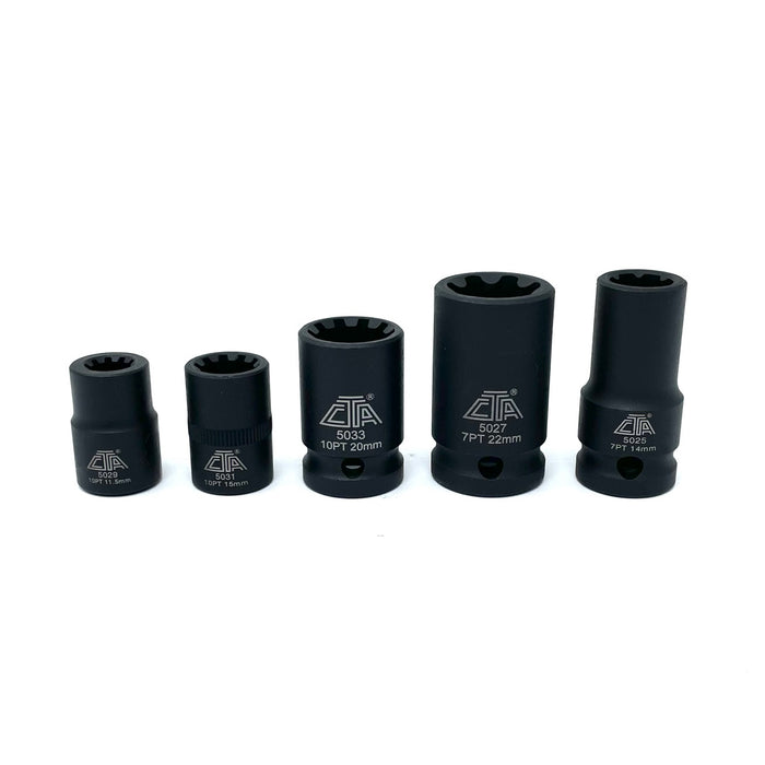 5035 - 5 Pc. VAG Brake Caliper Socket Set