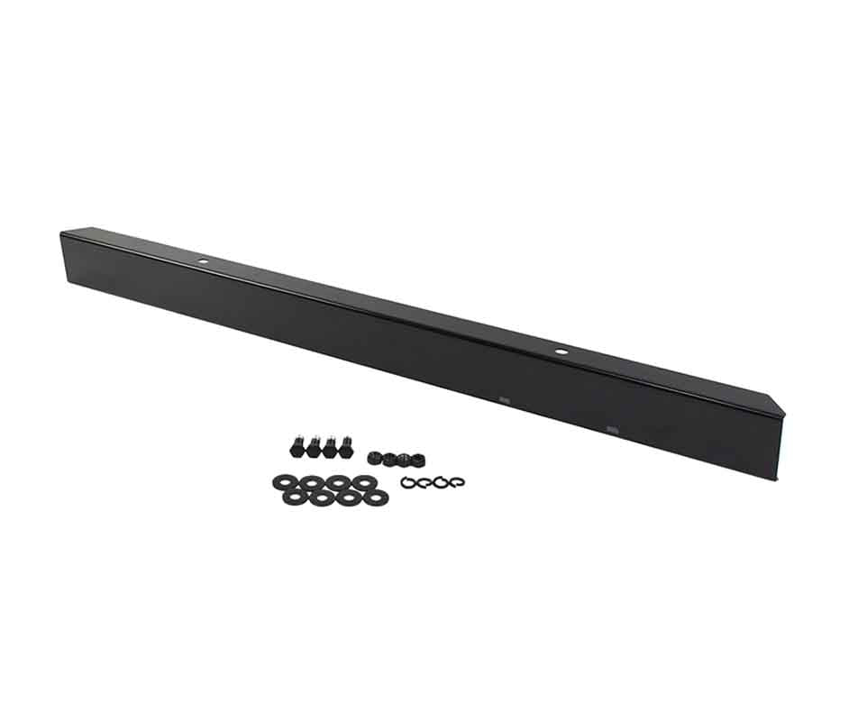 Kentrol 45-86 Jeep CJ 54 Inch Front Bumper Without holes- Powdercoat Black