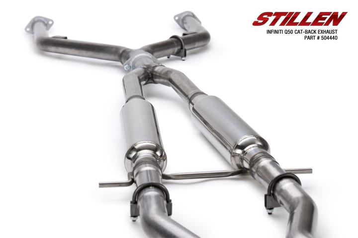 STILLEN SS CAT BACK EXHAUST 2014-15 INFINITI Q50 3.7 - 0