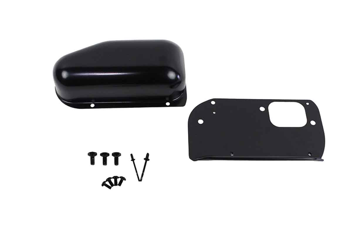 Kentrol 76-86 Jeep Wiper Motor Cover CJ - Powdercoat Black