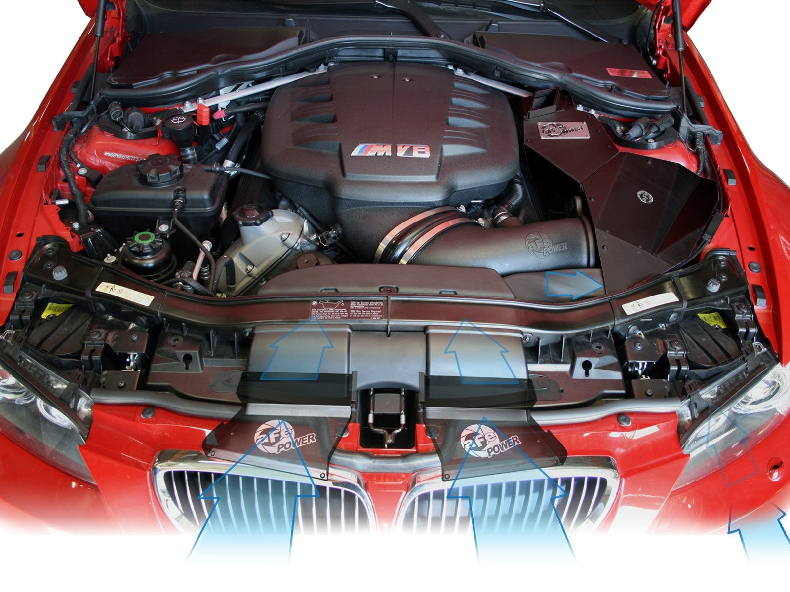 Magnum FORCE Stage-2 Cold Air Intake System w/ Pro DRY S Media BMW M3 (E90/92/93) 08-13 V8-4.0L S65 - 0