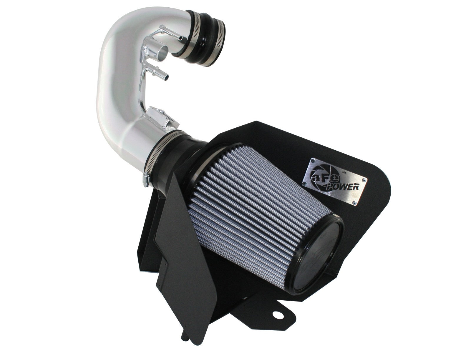 Magnum FORCE Stage-2 Cold Air Intake System w/ Pro DRY S Media Polished Ford Mustang 11-14 V8-5.0L