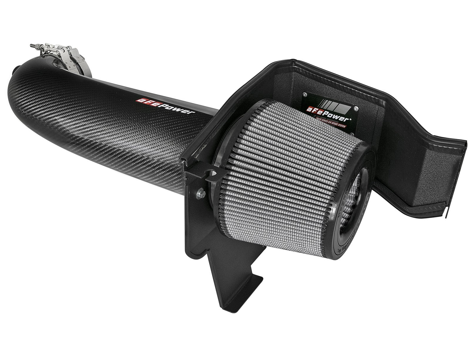 Track Series Stage-2 Carbon Fiber Intake System w/ Pro DRY S Media Dodge Challenger/Charger/Chrysler 300C 11-19 V8-5.7L HEMI