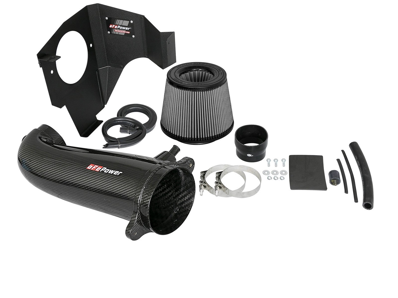 Track Series Stage-2 Carbon Fiber Intake System w/ Pro DRY S Media Dodge Challenger/Charger/Chrysler 300C 11-19 V8-5.7L HEMI