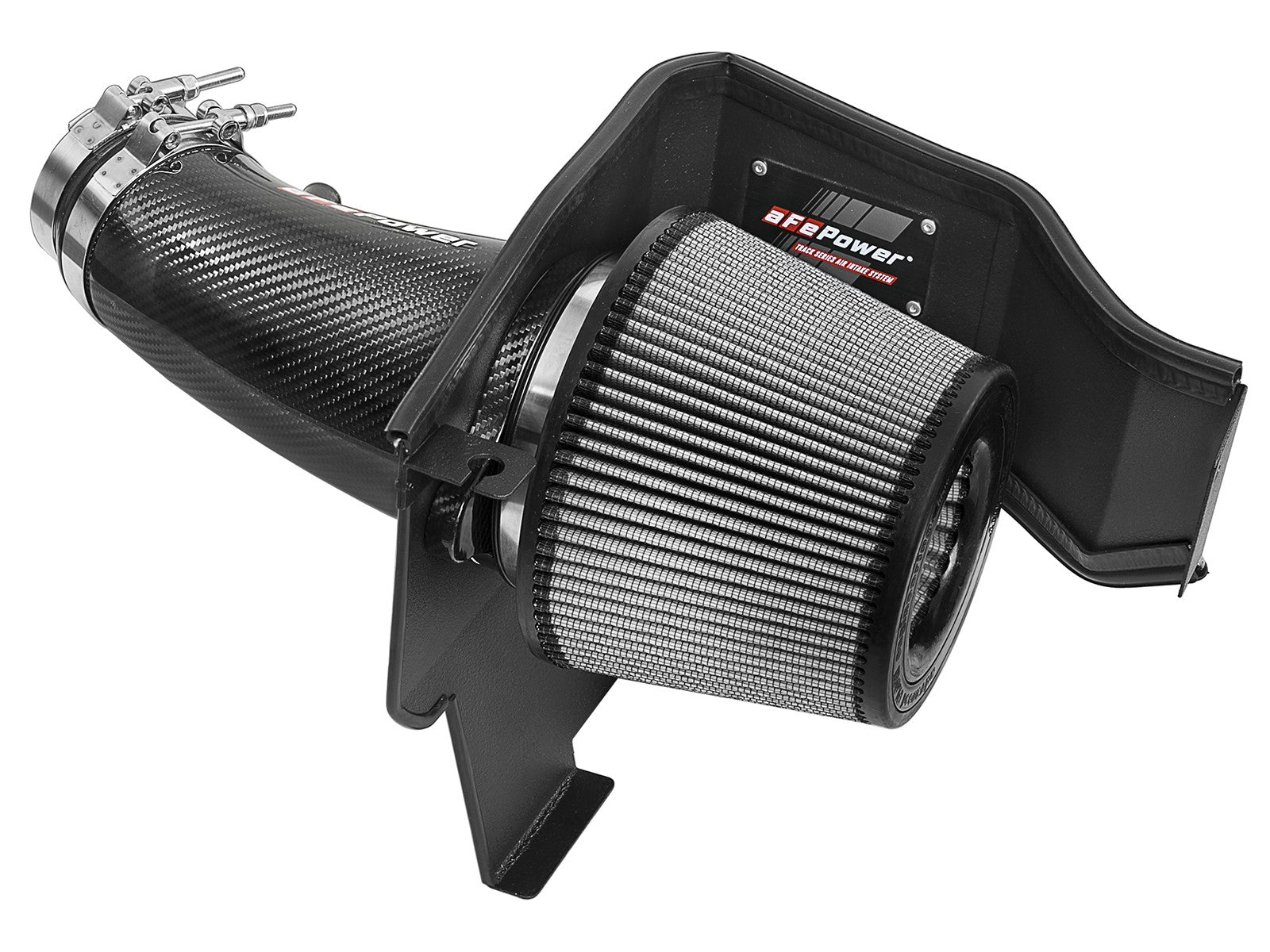 Track Series Stage-2 Carbon Fiber Intake System w/ Pro DRY S Media Dodge Challenger/Charger/ Chrysler 300 SRT8/SRT 11-20 V8-6.4L HEMI