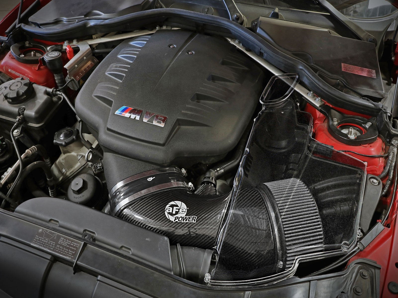 Black Series Stage-2 Carbon Fiber Cold Air Intake System w/ Pro DRY S Media BMW M3 (E90/92/93) 08-13 V8-4.0L S65