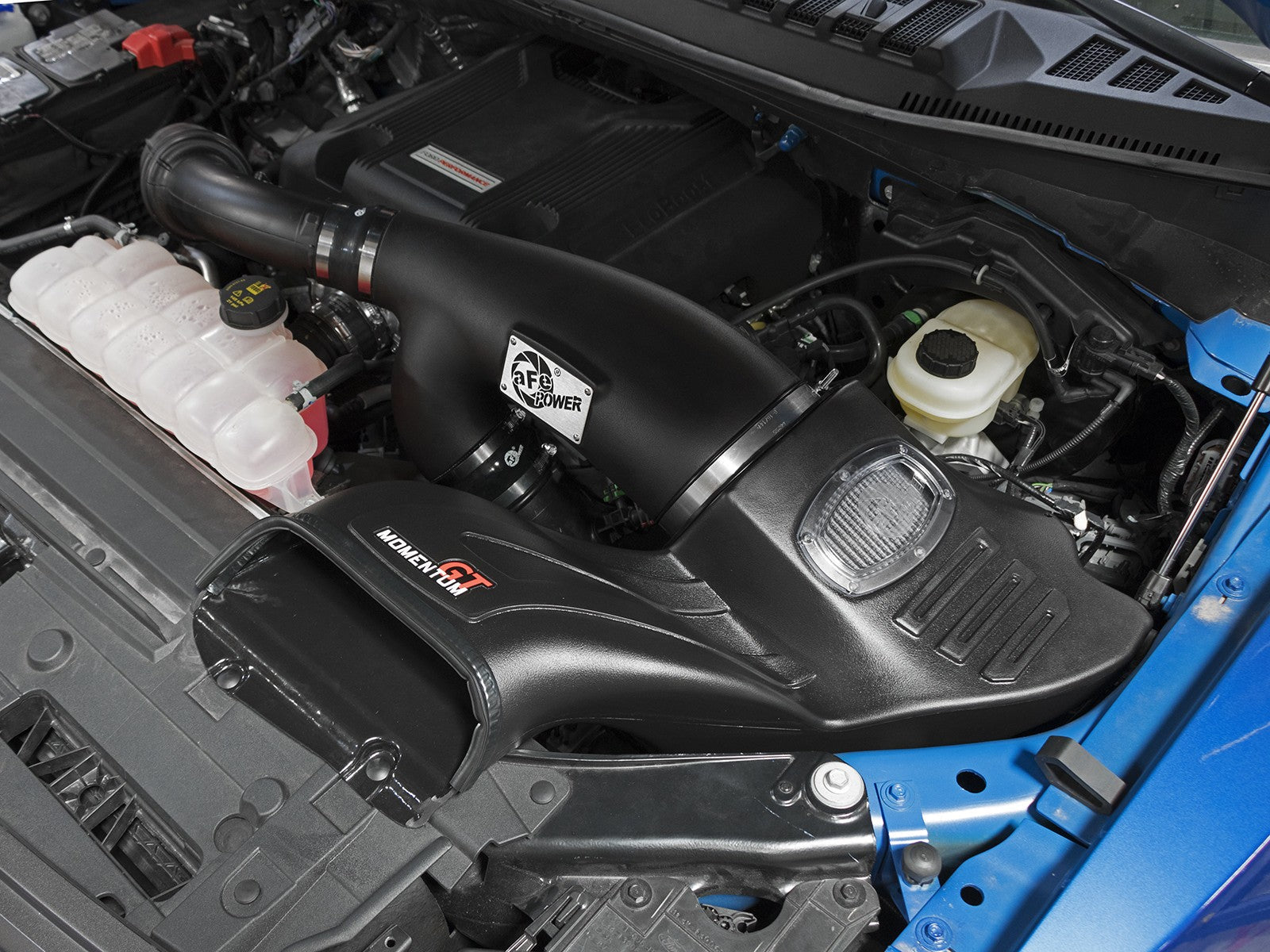 Momentum GT Cold Air Intake System w/ Pro DRY S Media Ford F-150/Raptor 17-20 V6-3.5L (tt)/V6-2.7L (tt)