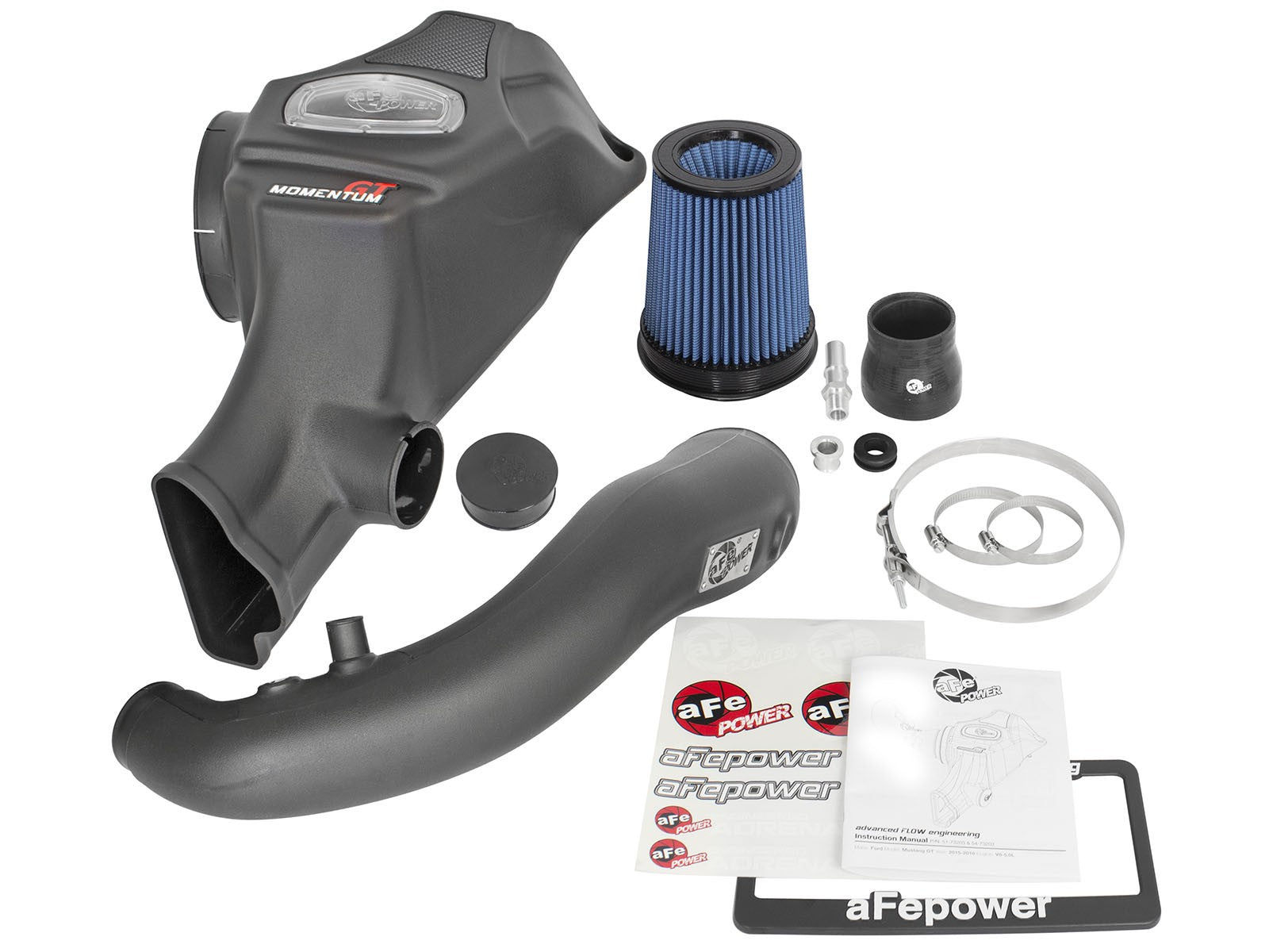 Momentum GT Cold Air Intake System w/ Pro DRY S Media Ford Mustang 15-17 L4-2.3L (t)