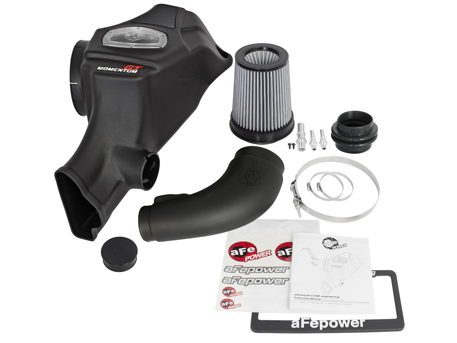 Momentum GT Cold Air Intake System w/ Pro DRY S Media Ford Mustang 15-17 V6-3.7L