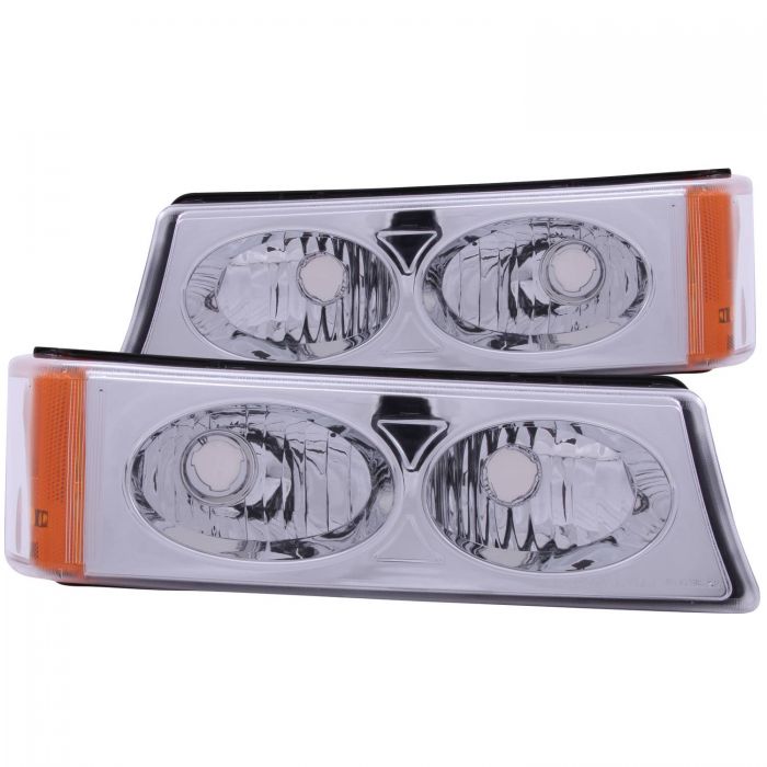 ANZO 2003-2006 Chevrolet Silverado 1500 Euro Parking Lights Crystal