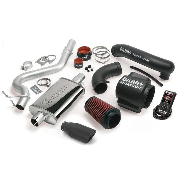 Banks Power 00-03 Jeep 4.0L Wrangler Stinger System - SS Single Exhaust w/ Black Tip