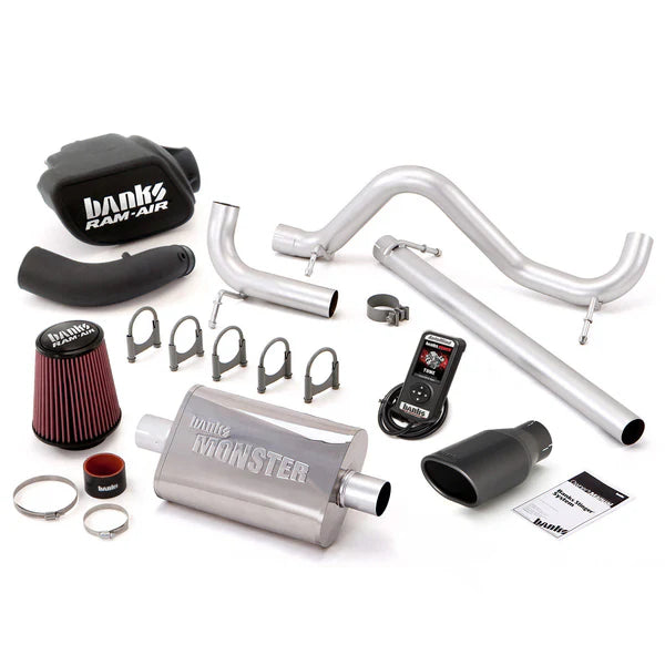 Banks Power 07-11 Jeep 3.8L Wrangler - 2dr Stinger Sys w/ AutoMind - SS Single Exhaust w/ Black Tip