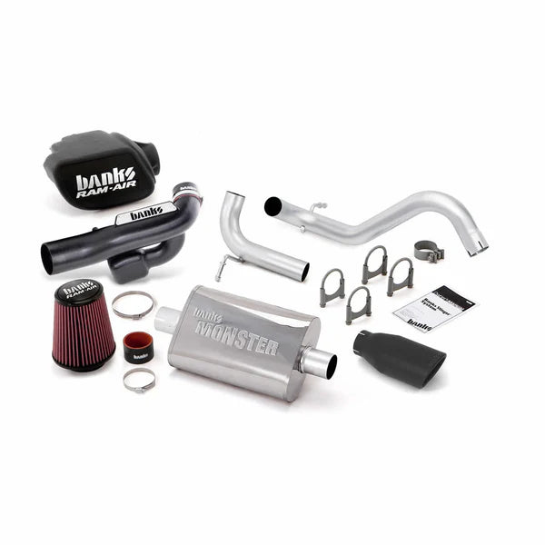 Banks Power 12-15 Jeep 3.6L Wrangler (All) 2dr Stinger Sys (no AutoMind) - SS Single Exh w/ Blk Tip