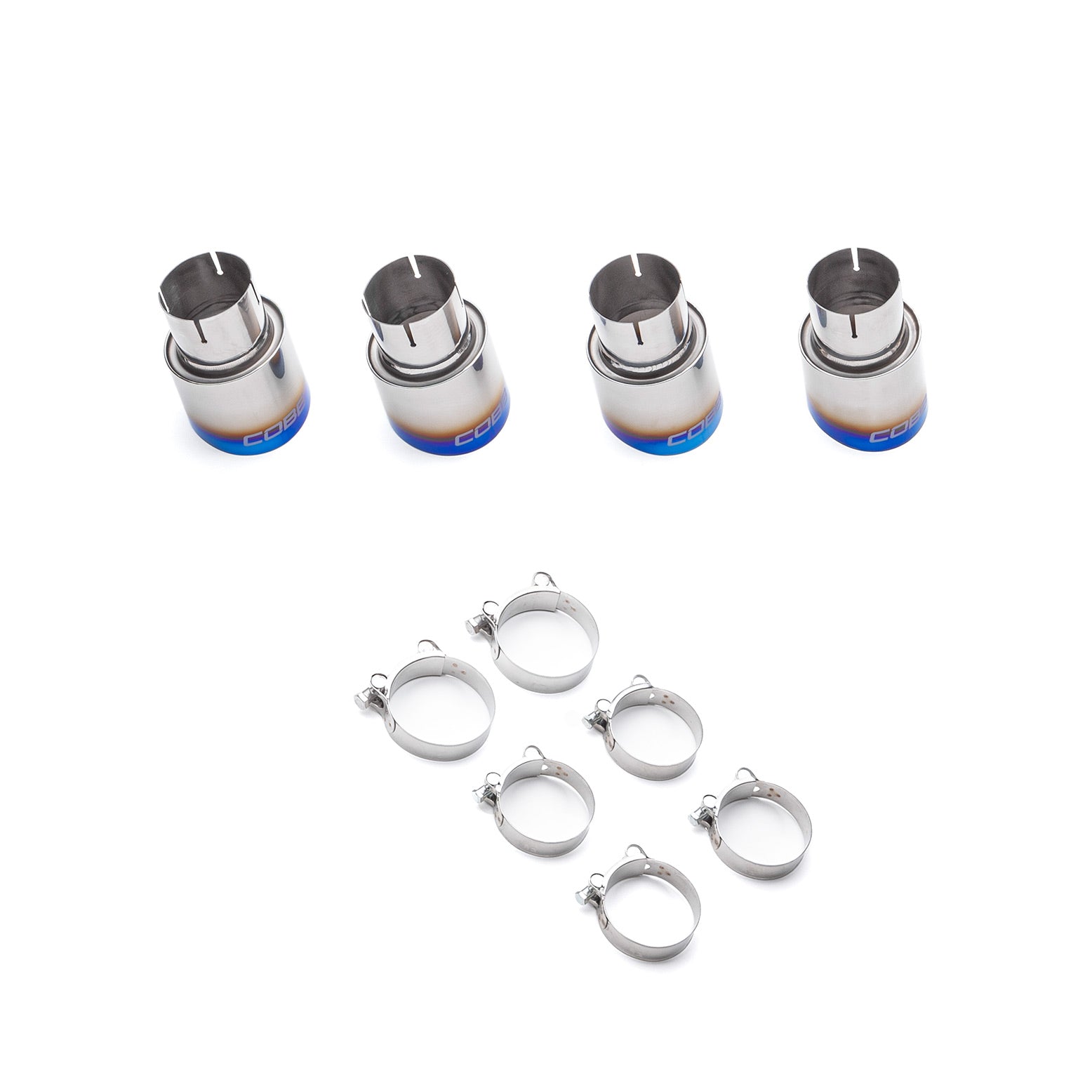 Subaru Blued Titanium Tip Kit WRX 2011-2023, STI 2011-2021 - 0