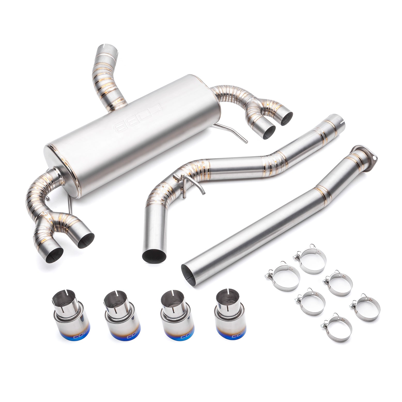 SUBARU TITANIUM 3" CAT-BACK EXHAUST 2011-2014 WRX HATCH / 2008-2014 STI HATCH