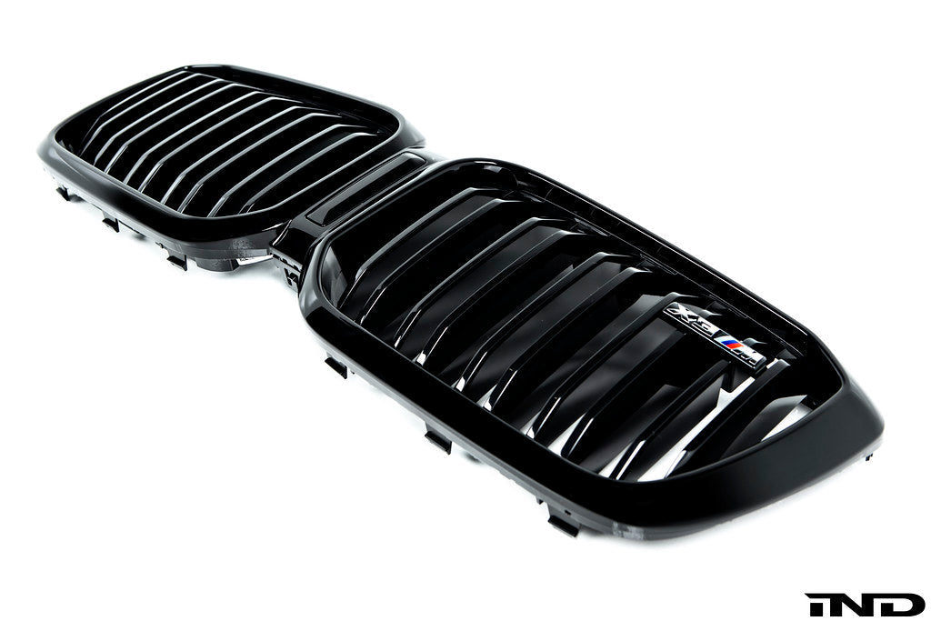 BMW F97 X3M LCI Shadowline Front Grille Set