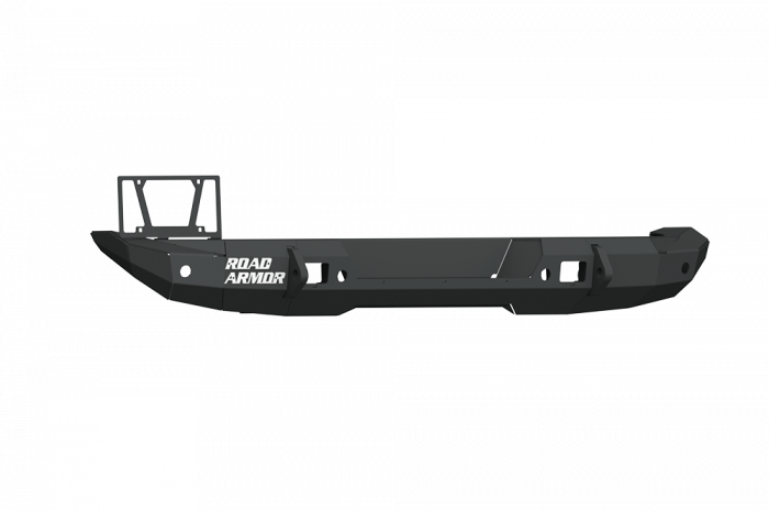 Road Armor 18-20 Jeep Wrangler JL Stealth Rear Bumper Mid Width w/Tire Carrier Hole - Tex Blk