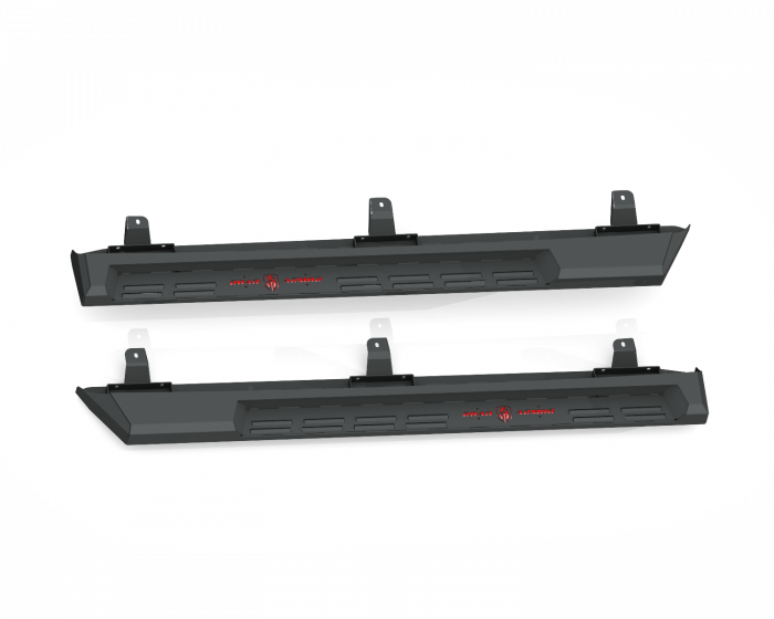 Road Armor 18-20 Jeep Wrangler JL 4DR Stealth Running Board Step - Tex Blk