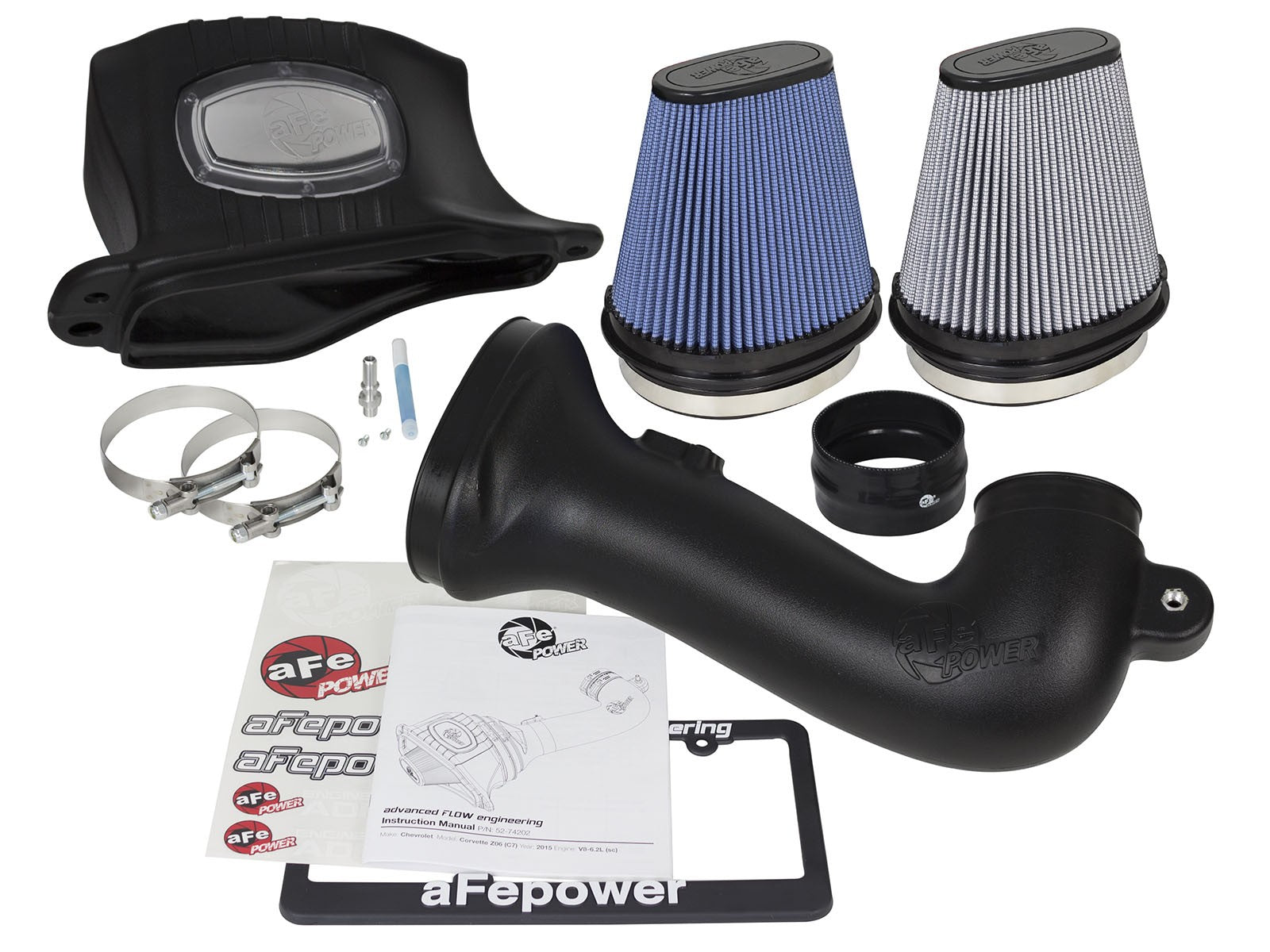 Momentum Cold Air Intake System w/ Pro 5R & Pro DRY S Filters Chevrolet Corvette Z06 (C7) 15-19 V8-6.2L (sc)