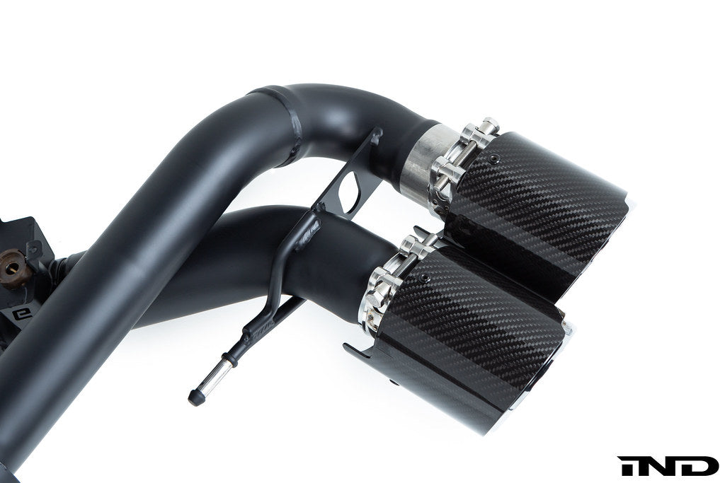 Eisenmann F95 X5M / F96 X6M Black Series Performance Exhaust + Carbon Tip Set - Valved - 0