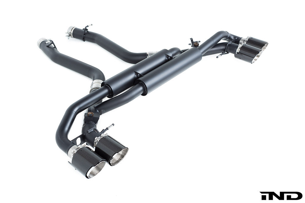 Eisenmann F95 X5M / F96 X6M Black Series Performance Exhaust + Carbon Tip Set - Valved